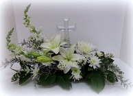 Crystal Cross from Lesher's Flowers, local St. Louis Florist since 1973