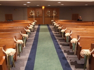 Hydrangea Aisle Decor'