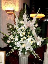White Remembrance from Lesher's Flowers, local St. Louis Florist since 1973