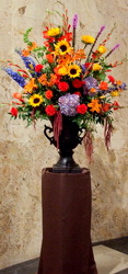Elegant Sympathy from Lesher's Flowers, local St. Louis Florist since 1973