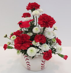 Go Cards from Lesher's Flowers, local St. Louis Florist since 1973