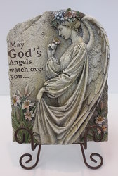 God's Angels Stone from Lesher's Flowers, local St. Louis Florist since 1973
