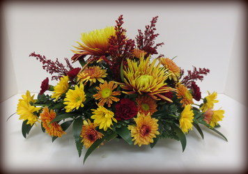 Give Thanks Centerpiece from Lesher's Flowers, local St. Louis Florist since 1973