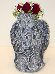 Guardian Angel with Halo II from Lesher's Flowers, local St. Louis Florist since 1973