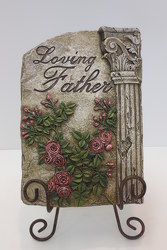 Loving Father Stone from Lesher's Flowers, local St. Louis Florist since 1973