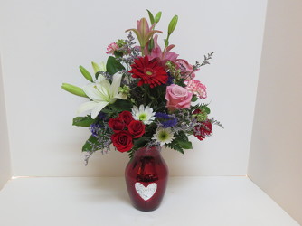 My Valentine from Lesher's Flowers, local St. Louis Florist since 1973