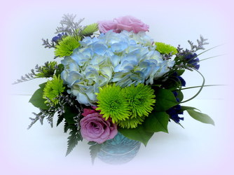 Turquoise Impression from Lesher's Flowers, local St. Louis Florist since 1973