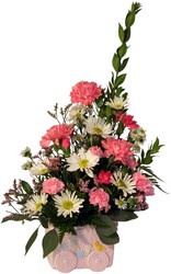 Welcome Baby Girl from Lesher's Flowers, local St. Louis Florist since 1973