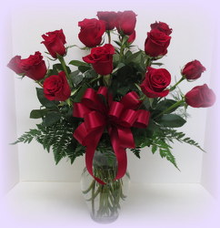 18 Long Stem Roses from Lesher's Flowers, local St. Louis Florist since 1973