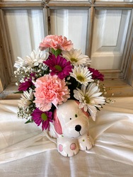 Welcome Baby Girl from Lesher's Flowers, local St. Louis Florist since 1973