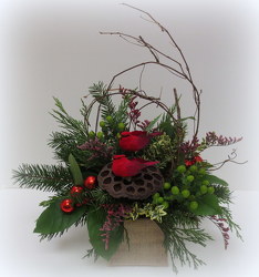 Holiday Homecoming from Lesher's Flowers, local St. Louis Florist since 1973