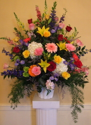 Pastel Promises Companion from Lesher's Flowers, local St. Louis Florist since 1973