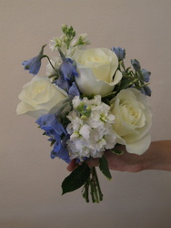Simple Bridal Bouquet from Lesher's Flowers, local St. Louis Florist since 1973
