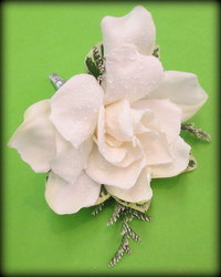 Gardenia Boutonniere from Lesher's Flowers, local St. Louis Florist since 1973