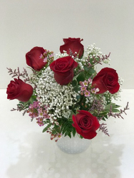 Red and White Delight from Lesher's Flowers, local St. Louis Florist since 1973