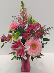 Pink Passion from Lesher's Flowers, local St. Louis Florist since 1973