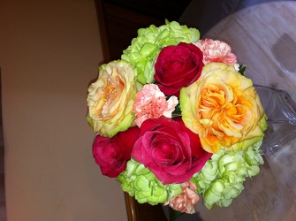Garden Rose Bridesmaid from Lesher's Flowers, local St. Louis Florist since 1973