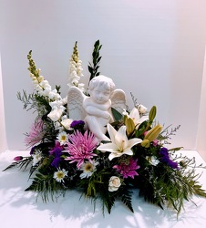 Beautiful Angel from Lesher's Flowers, local St. Louis Florist since 1973