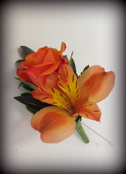 Orange Alstro from Lesher's Flowers, local St. Louis Florist since 1973
