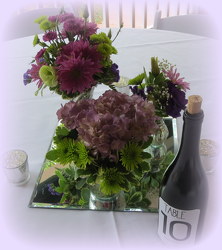 Winery Centerpiece from Lesher's Flowers, local St. Louis Florist since 1973