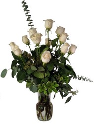 White Beauties from Lesher's Flowers, local St. Louis Florist since 1973