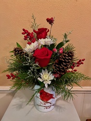 Cardinal Cheer from Lesher's Flowers, local St. Louis Florist since 1973